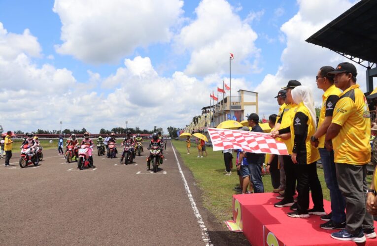 Ratusan Raider Region Sumatera Ngaspal di Skyland Internasional Circuit Sekayu