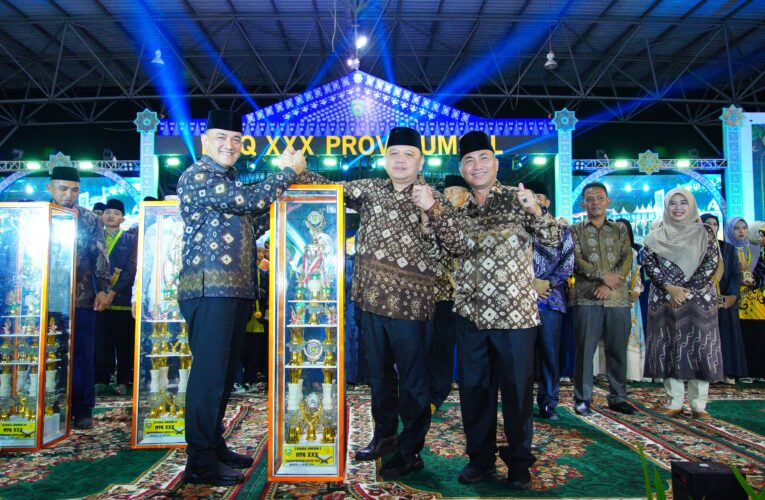 Pj Bupati Sandi Fahlepi Sebut MTQ XXX  Muba Sukses Sebagai Tuan rumah Sukses Prestasi dan Sukses Pemberdayaan UMKM