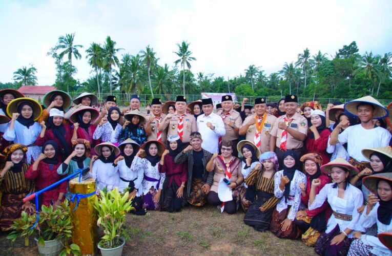 Pj Bupati Muba Pimpin Langsung Upacara Peringatan Hari Baden Powell ke-167 di Lalan