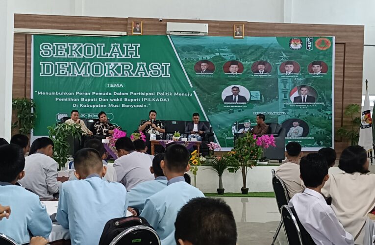 Tingkatkan Partisipasi Pemili Kaum Z dan Milenial KPU Musi Musi Banyuasin Adakah Sekolah Demokrasi