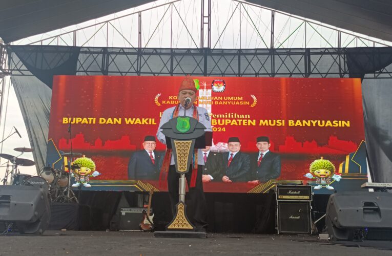 Ketua KPU Musi Banyuasin Himbau Masyarakat berpartisipasi Aktif dalam Pencoklik