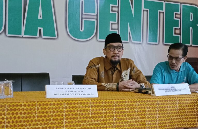 Ternyata ini alasannya Golkar muba belum ada pengumuman Bakal Calon Bupati dan wakil Bupati Musi Banyuasin