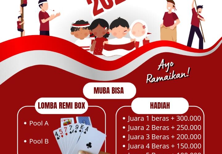 Semarakkan 17 Agustus Ami Muba hadirkan Lomba Remi Box