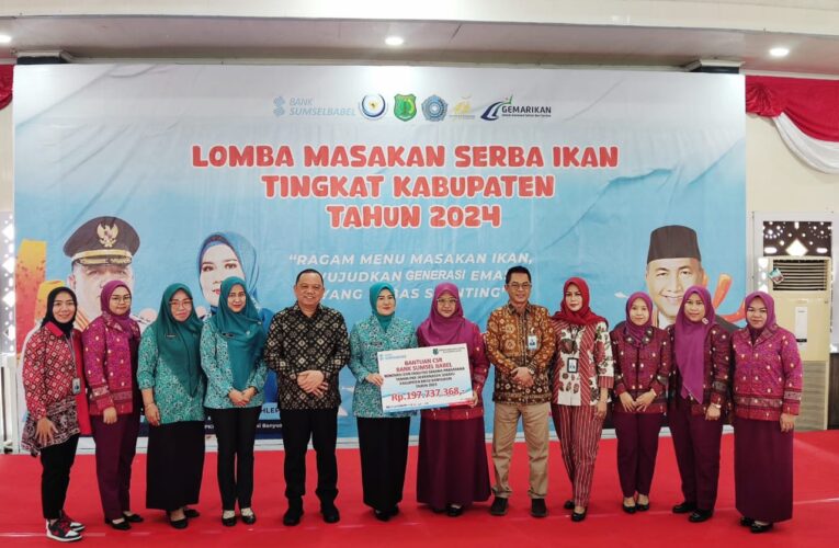 Dukungan Program PKK Bank Sumsel Babel cabang sekayu Serahkan Bantuan Sarana dan Prasarana Gedung Dekranasda