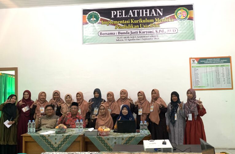 Ketua Baznas Musi Banyuasin Buka  Pelatihan Implementasi Kurikulum Merdeka (IKM)