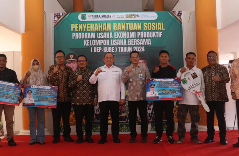 Bank Sumsel Babel cabang sekayu  Siap Sukses Penyaluran Bantuan UEP-KUBE