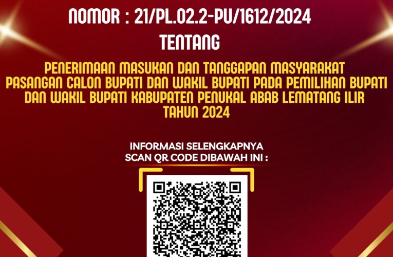 KPU PALI  Menerima Masukan Dan Tanggapan Masyarakat Terhadap Paslon