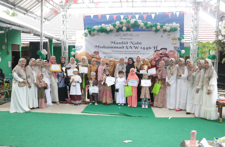 Rayakan Maulid Nabi Muhammad SAW, TK IT Akhlaqul Karimah Sekayu hadirkan penceramah dan Perlombaan
