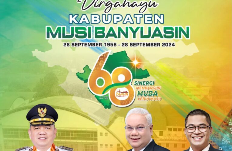 Ucapan Hut Musi Banyuasin ke 68 Tahun