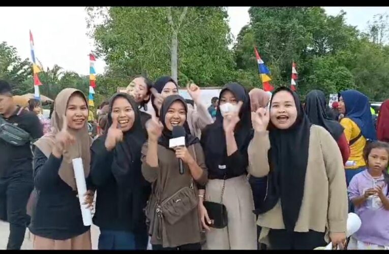 Kaum Milenial dan Gen Z Kecamatan Sungai Lilin Siap Menangkan Pasangan Lucianty-Syaparuddin