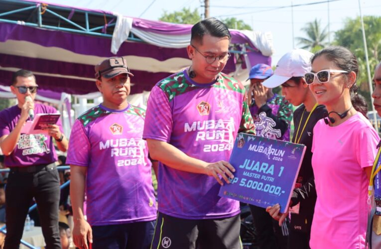 HUT TNI ke-79 di Muba Berlangsung Meriah dengan Gelaran Muba RUN 2024