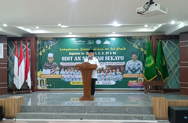 SD IT Anuriyah Sekayu Adakan Acara Tasyakuran Tasmi Al-Qur’an bil qoib  Angkatan ke III Juz 1,2.3,29 dan 30