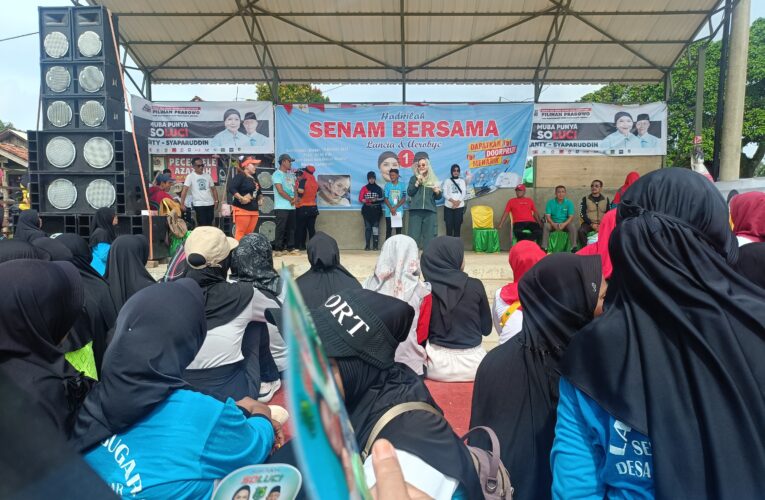 Hidup Sehat, Lusafar Senam bersama Ratusan Emak Emak Sungai Lilin C2
