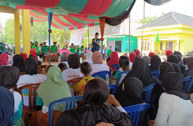 Kampanye Dialogis Calon Wakil Bupati Muba No Urut 1 DR H Syafarudin SH MH , Terfokus Pada Program Misi dan Visi Paslon No 1