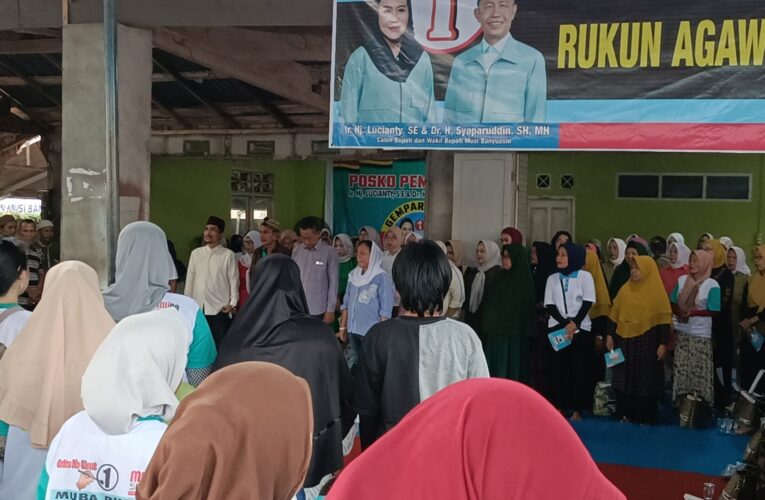 Gerakan Masyarakat Perantau Musi Banyuasin” Gempar Muba ” Satukan Suara Dukung Lucianty – Syafarudin