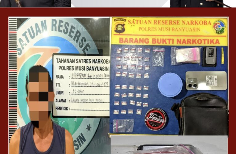 Sigap Satuan Reserse Narkoba meringkus dua  Pengedar Sabu