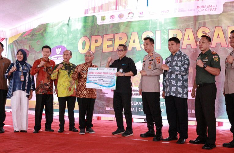 Pemkab Muba Gelar Operasi Pasar Perdana di Bulan Ramadan, Sekda Apriyadi Mahmud Tinjau Langsung