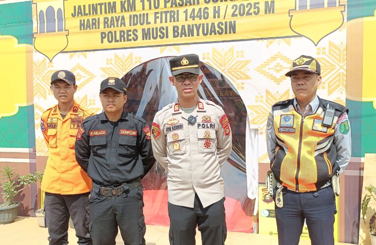 Arus Lintas Sungai Lilin Padat Di pagi Hari  Patuhilah Peraturan lalulintas