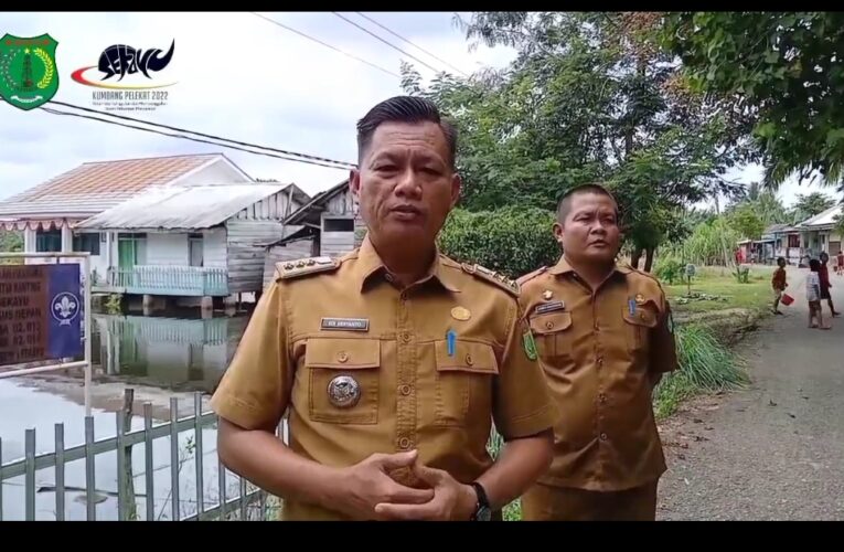 Camat Sekayu Monitoring Banjir Himbauan Warga tetap Waspada