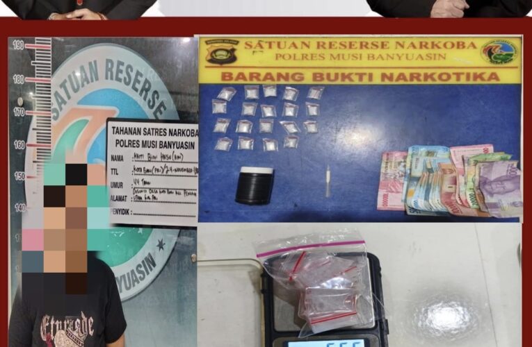 Dua Pelaku Pengedar Narkoba diamankan
