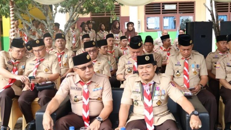 Kwartir Cabang Gerakan Pramuka Muba, Gelar Upacara Sebagai Peringatan Hari Bapak Pramuka Indonesia ke-113
