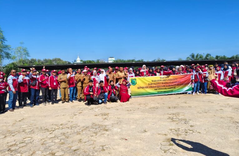 214 Mahasiswa dan Mahasiswi Institut Rahmaniyah Sekayu KKN Di dua Kecamatan
