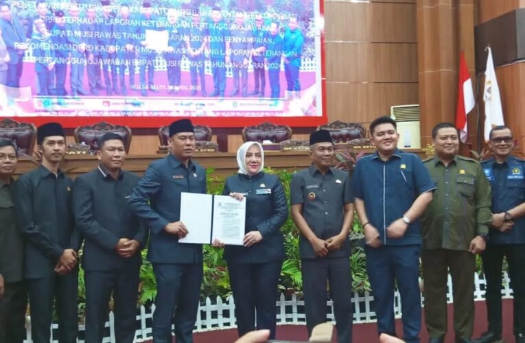 DPRD Mura Paripurna Tetapkan Rekomendasi LKPJ 2024 dan Tegaskan Arah Pembangunan 2024