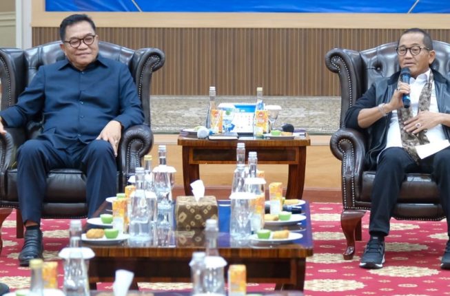 Bupati Muba Terima Audiensi Ketum BPP Gapensi, Siap Bersinergi Percepat Pembangunan