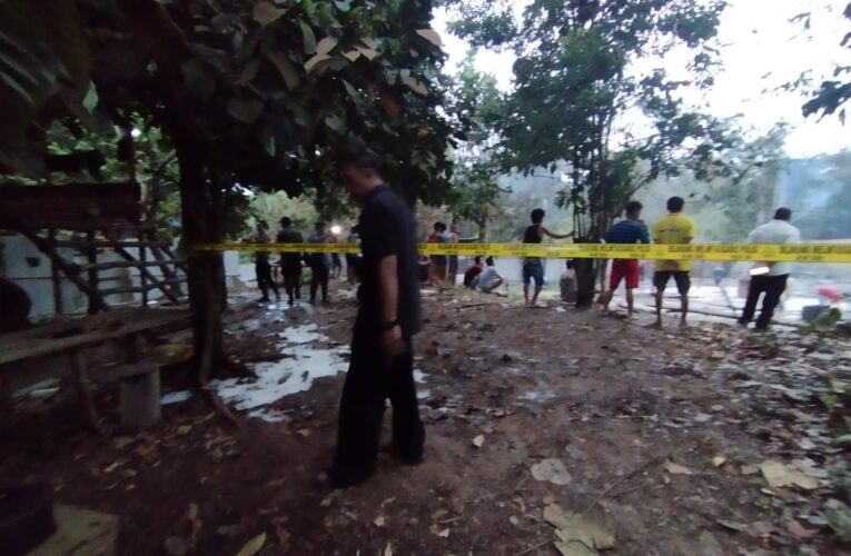 Terjadi Kebakaran Sumur minyak di Bayung Lincir