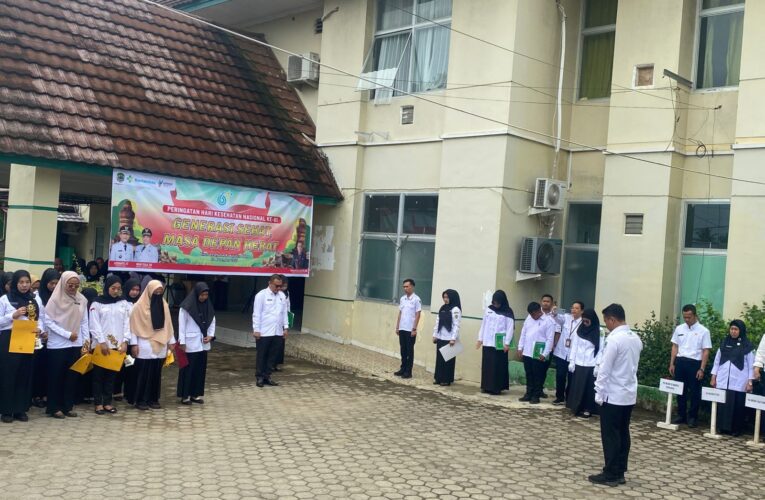 Dinkes Pali Adakan Upacara  Hari Kesehatan Nasional ke-61 Tahun 2025  “Generasi Sehat, Masa Depan Hebat”
