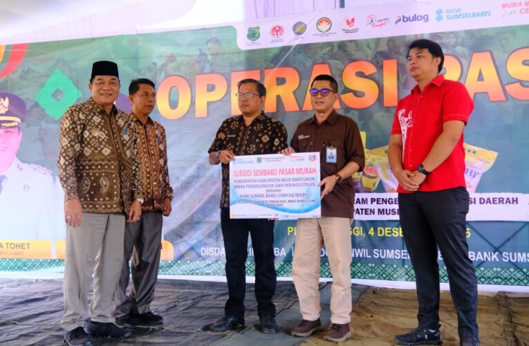 Dukungan Pemerintah Muba  Bank Sumsel Babel Ikut Subsidi harga