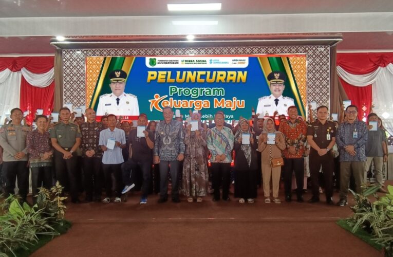 Bupati Toha Luncurkan Program Keluarga Maju (PKM) di Musi Banyuasin 949 Akan di salurkan melalui Bank Sumsel Babel
