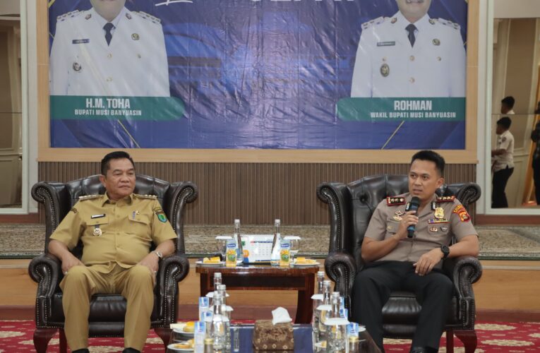 Kapolres Muba Silaturahmi dengan Bupati, Perkuat Sinergitas Forkopimda