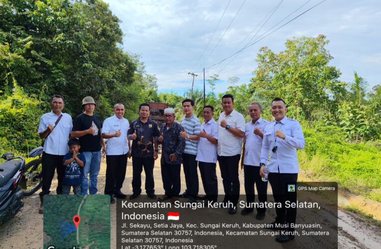 Akses Nyaris Terputus, Pemkab Muba Tanggap Darurat Pulihkan Jalan Sungai Keruh