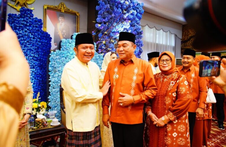 Halal Bihalal, Bupati HM Toha Tohet dan Wakil Bupati Abdur Rohman Husen Pererat Sinergi dengan Pemprov Sumsel