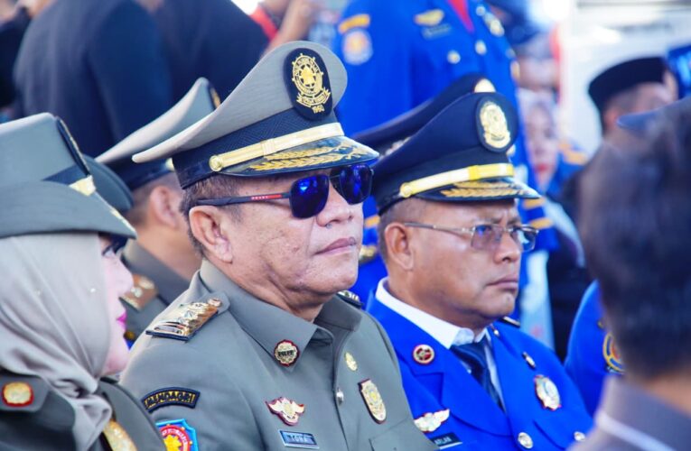 Hadiri HUT Nasional, Bupati HM Toha Tohet Ingatkan Peran Vital Damkar, Satpol PP dan Linmas