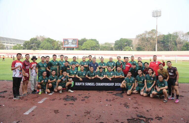 PASUKAN MUBA MELAJU! KONTINGEN IKAPTK MUBA-BANYUASIN KUNCI TIKET SEMIFINAL TURNAMEN SEPAK BOLA ALUMNI IKAPTK SE-SUMATERA SELATAN