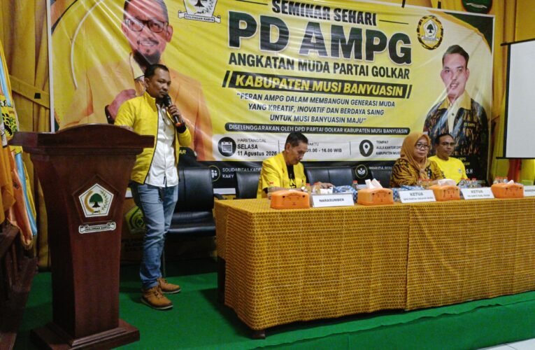 Perkuat Kaderisasi Pemuda, DPD Golkar Muba Gelar Pembekalan AMPG dan Edukasi Pilkada