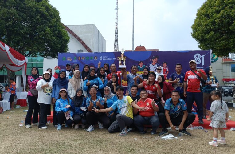 Raih Juara 2 Tarik Tambang HUT RI, Dirut PDAM Tirta Randik Muba: Target Kami Bahagia dan Kebersamaan