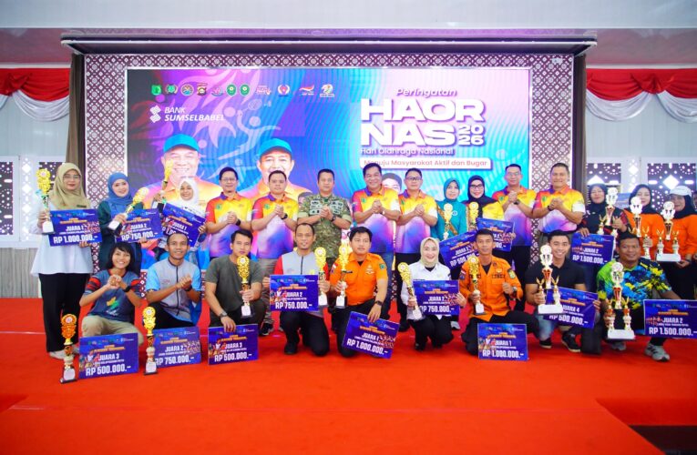 HAORNAS Muba 2026 Semarak, Bupati Toha Serahkan Hadiah Juara Olahraga Tradisional