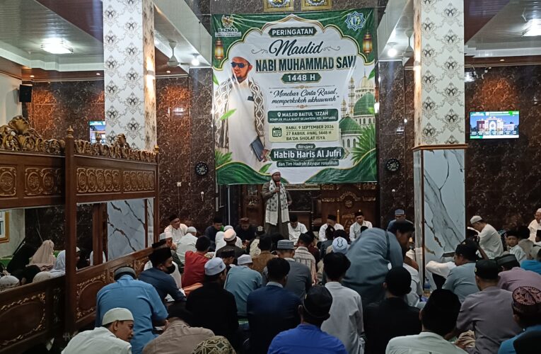 Dihadiri Habib Haris Al Jufri, Masjid Baitul ‘Izzah Kayuara Gelar Peringatan Maulid Nabi 1448 H